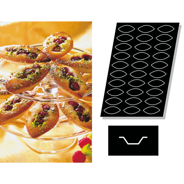 Stampo Oval Tartlets Cod. 47740-32