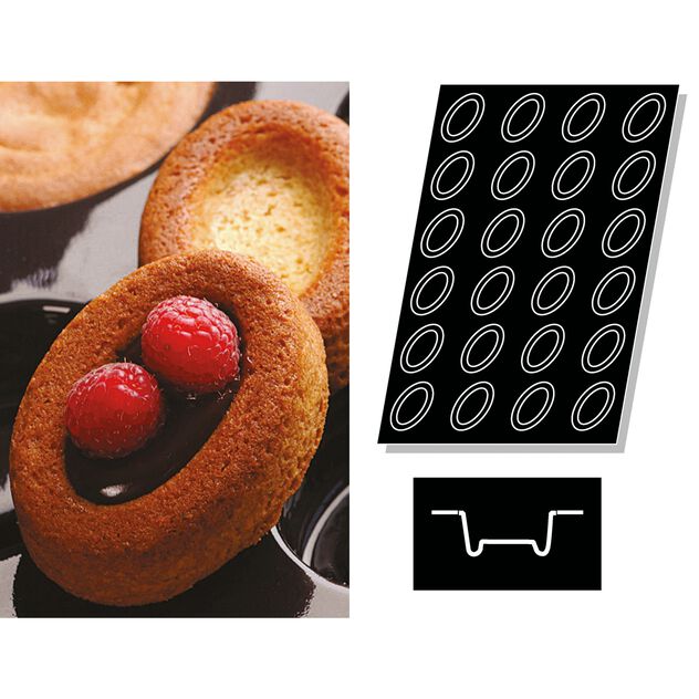 Oval Savarin-Form Art.-Nr. 47740-44