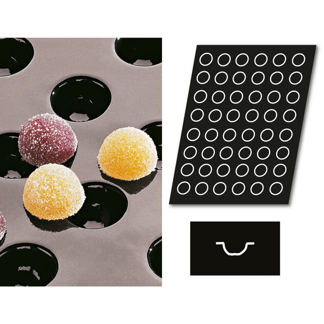 Stampo Half Sphere Flat Cod. 47741-77