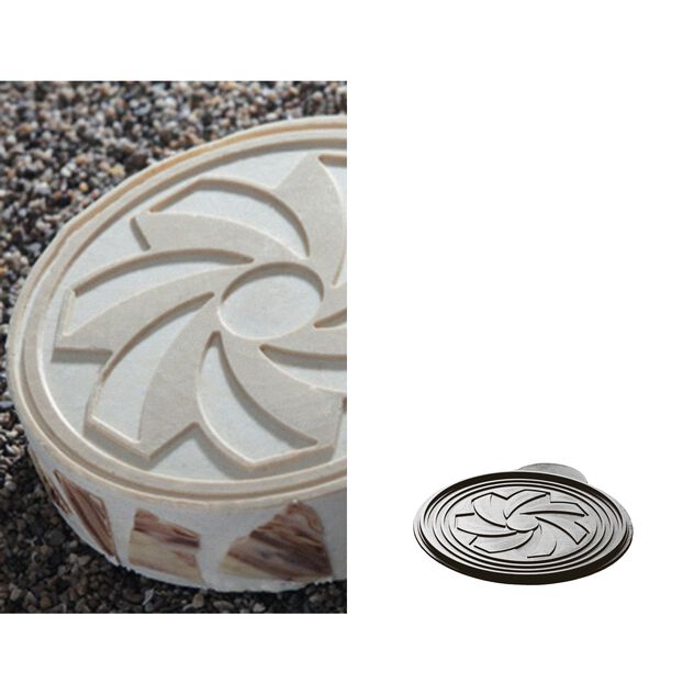 Tappeto Rilievo Rosette Cod. 47744-10