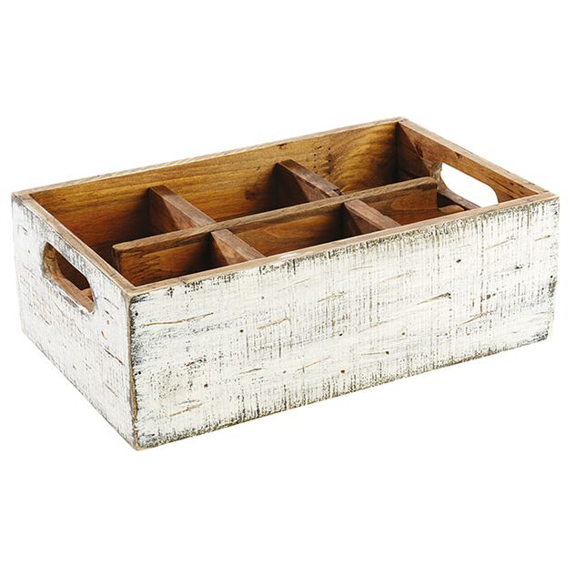 Portacondimenti 6 Comp Cm 27X17 H 10 Cod. 41639-40