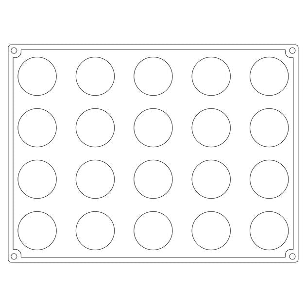 Kugelform 50 mm, 65 ml, 20 St. Art.-Nr. 47745-05