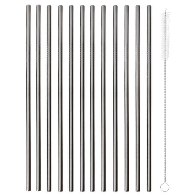 12 Straws Mm 6 H 215 with Cleaning Brush Code 41490B00