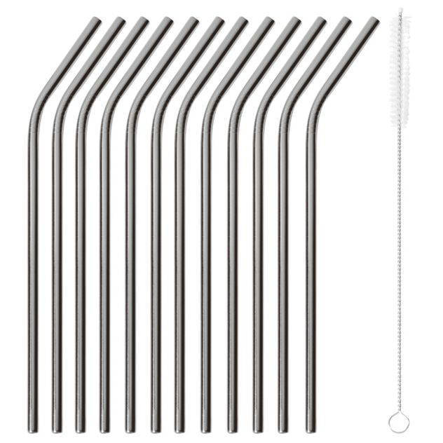 12 Bent Straws 6mm L 215 Code 41490B01