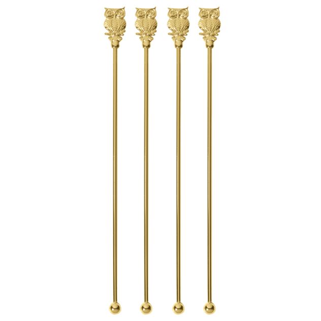 Cocktail-Rührstäbchen Eule 20 cm Art.-Nr. 41491G03