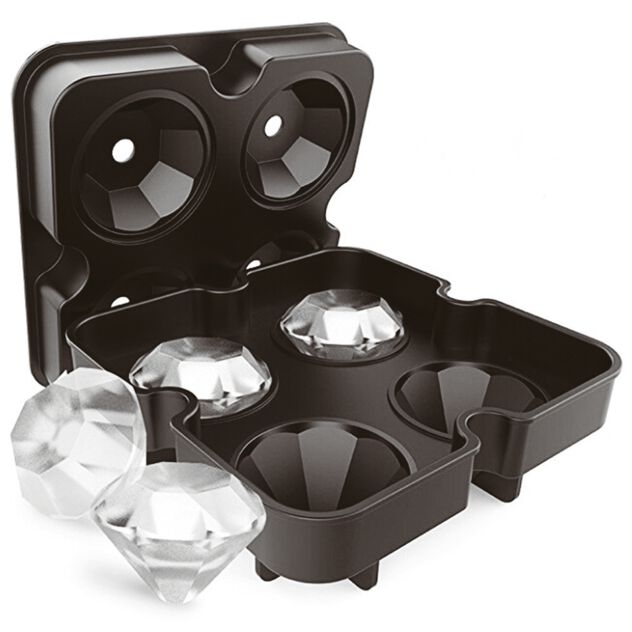 Eiswürfelform 4 Diamanten Art.-Nr. 41515-07