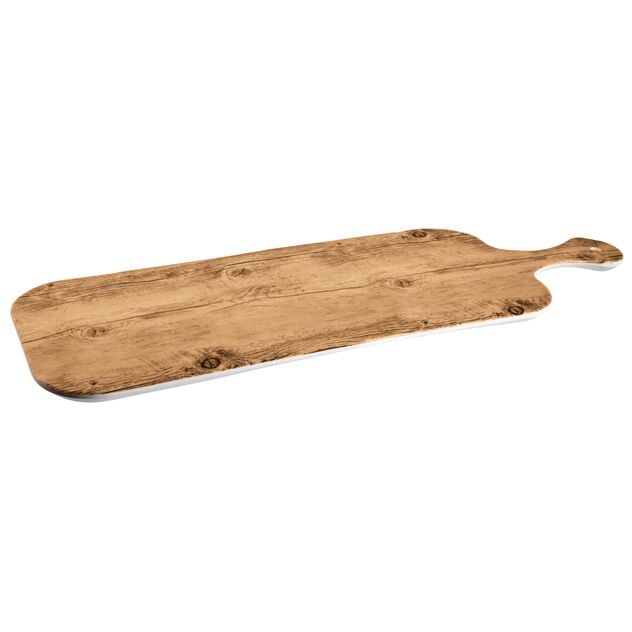 Tray W/Handle Cm 61X20X1.5 Easy Wood Effect Melamine Code 44473-08