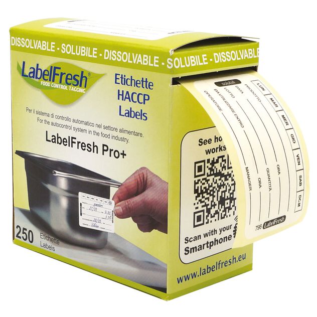 Etichette Disolvibili Pz 250 Cod. 44630-01