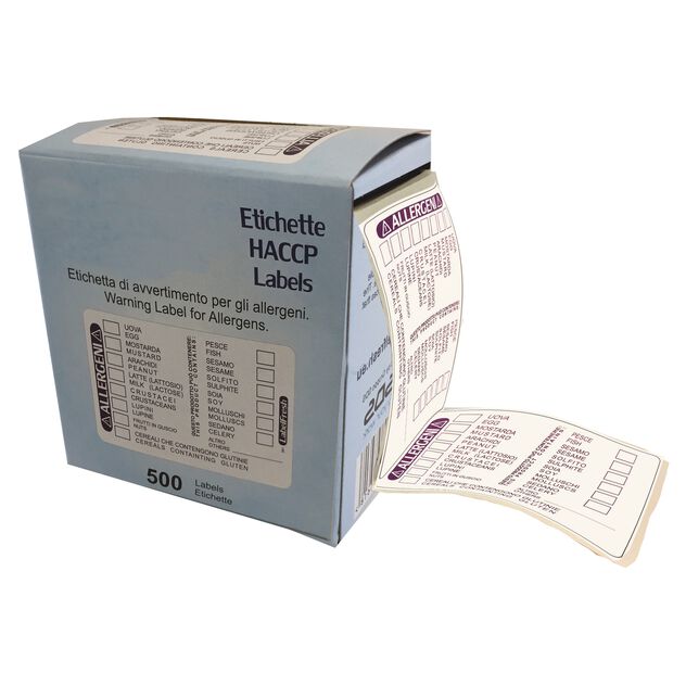 Etichette 14 Allergeni Pz 500 Cod. 44630-02
