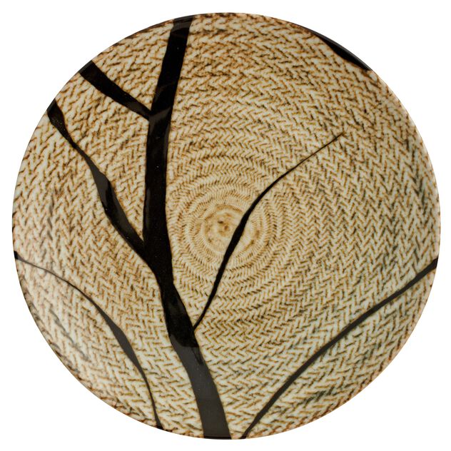 Piatto Piano Cm 20 Tribal Mood Porcellana Decoro A Cod. 67350A02