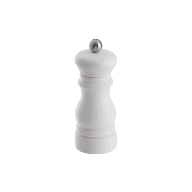 Salt Mill 32cm Matte White Wood Item 69013S32