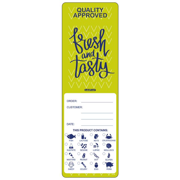 Etichette Delivery Con Allergeni Cod. 44630-07