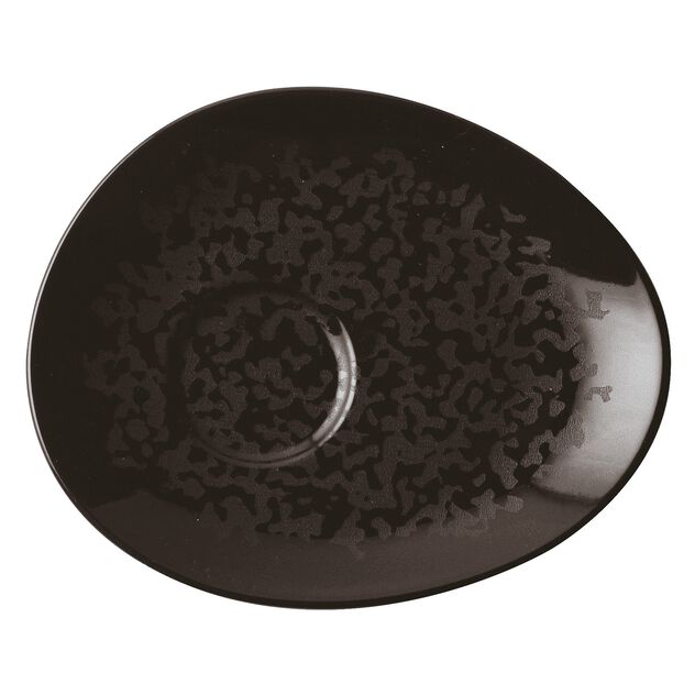 Piattino Organico Cm 13,5x11 Eclipse Night Porcellana Cod. 67376A17