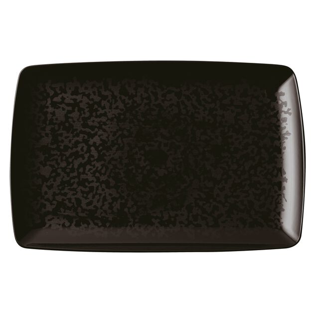 Piatto Rettangolare Cm 35x22 Eclipse Night Porcellana Cod. 67376A29