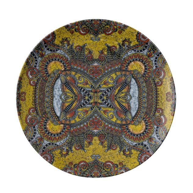 Flacher Teller 32 cm Mandala C Porzellan Art. 67377C07