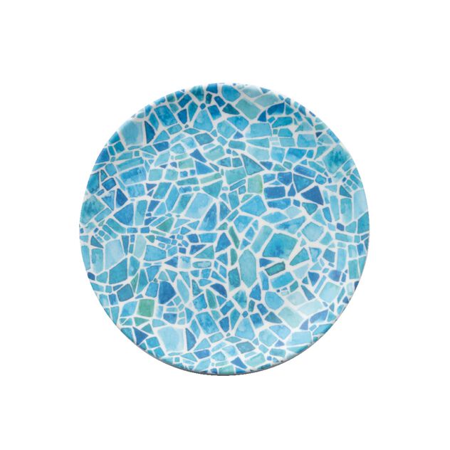 Piatto Piano Cm 15,3 Melamina Mosaic Cod. 68106-05