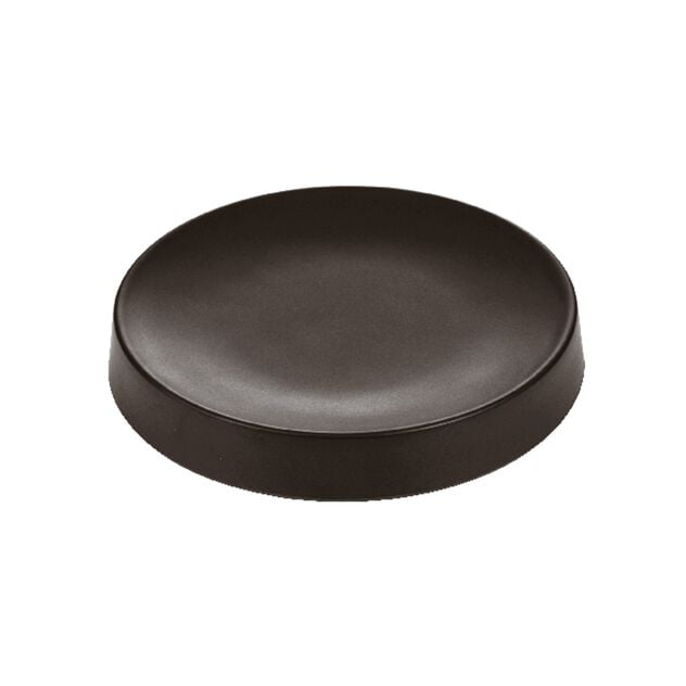 Piatto Cm 28 H 3 Melamina Gourmet Black Cod. 68109B03
