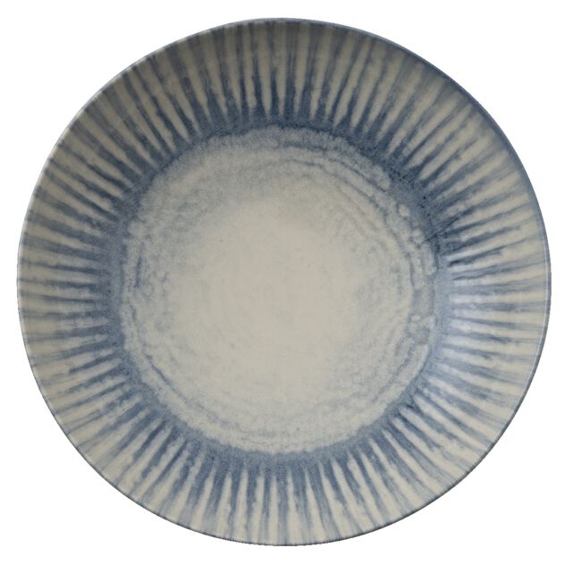 Deep Plate 22 cm Sunlight Blue Stoneware Code 67382A09