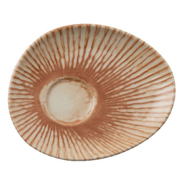 Piattino Organico Cm 13,5x11 Sunlight Red Stoneware Cod. 67382B17
