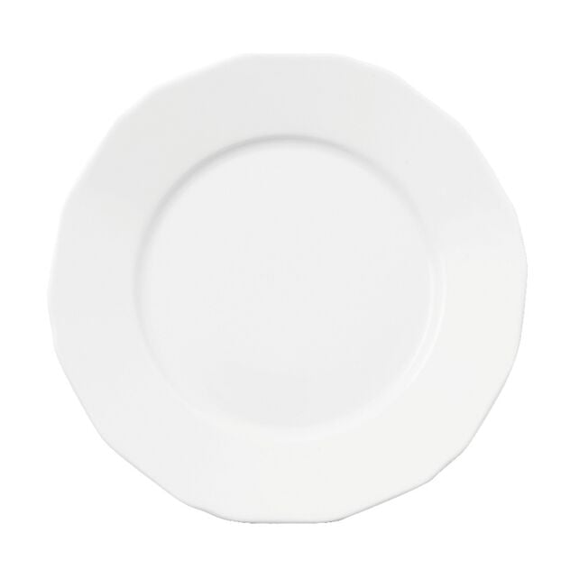 Piatto Piano Cm 28,5 Garden Total White Porcellana Cod. 67390-05