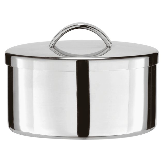 Zuccheriera Con Coperchio Gr 250 Linea 662 Inox Cod. 66210-25