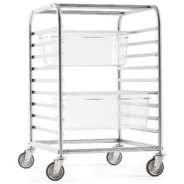 Carrello Per 18 Teglie Gn Cod. 44801-18