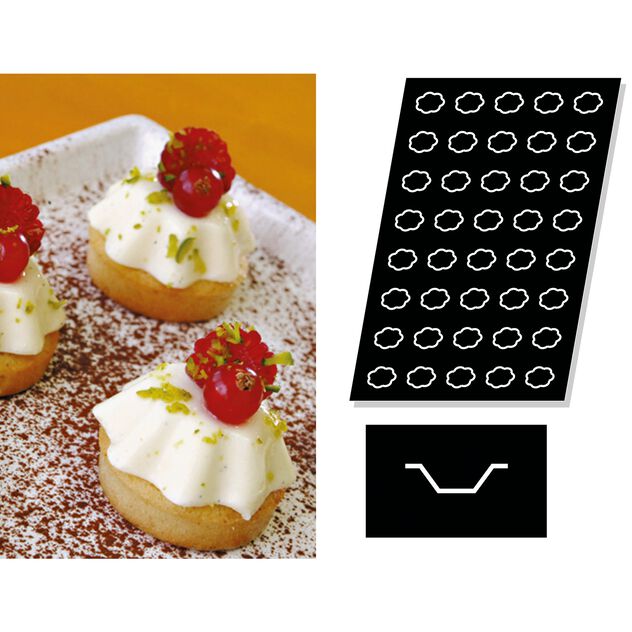 Stampo Small Fluted Tartlet Cod. 47740100