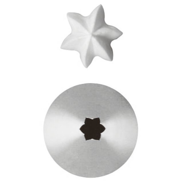 Set 6 Pz Bocchette Foro A Stella Cod. 47208-06