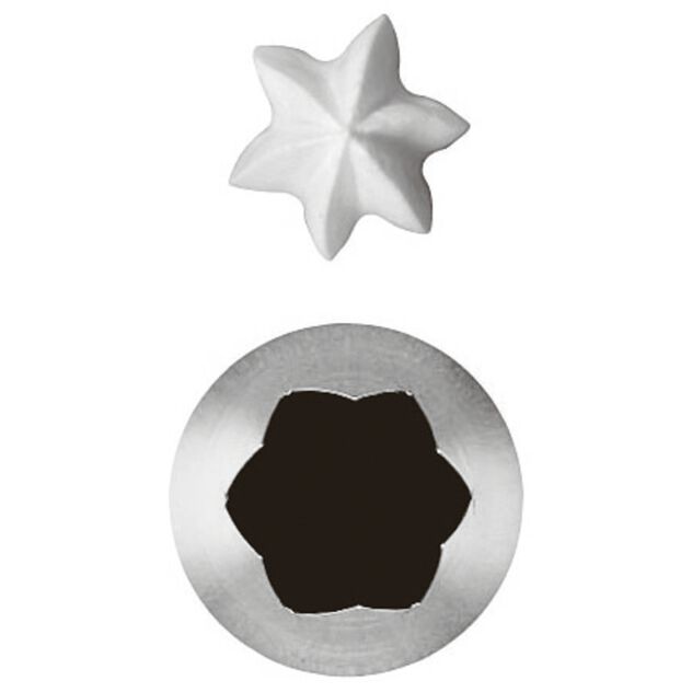 Set 6 Pz Bocchette Foro A Stella Cod. 47208-22