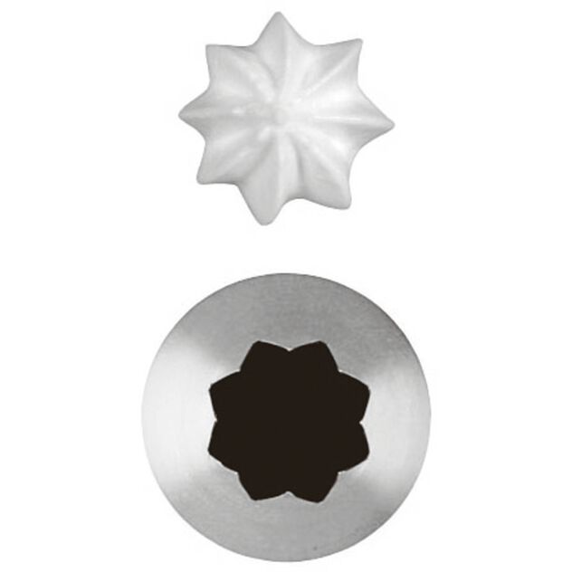 Set of 6 Star Nozzle Tips Cod. 47208-24