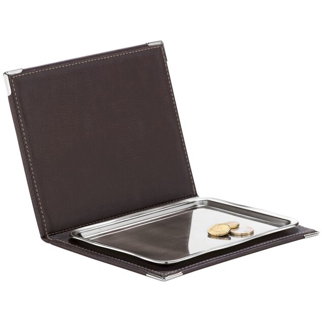 Vassoio Conto Con Cartella Linea 663 Inox Cod. 66318-39