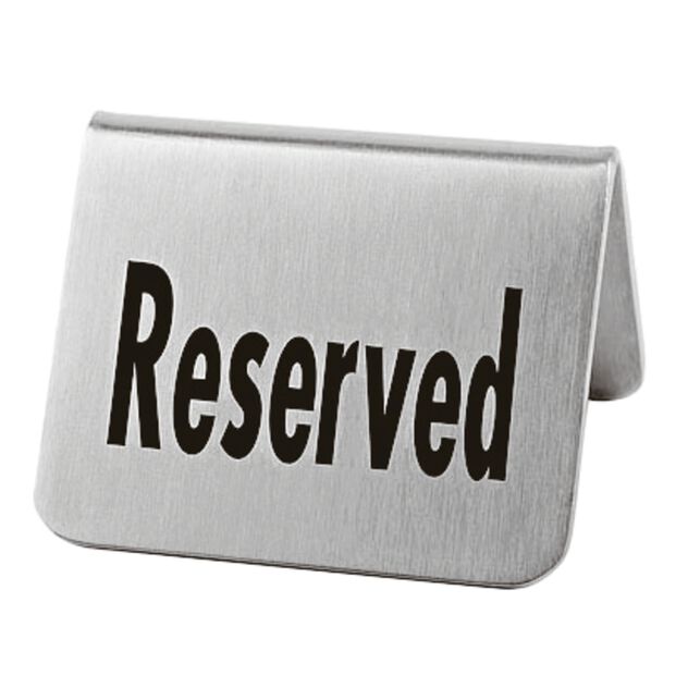 Set mit 2 Tischschildern „Reserviert“ Code 42951-59