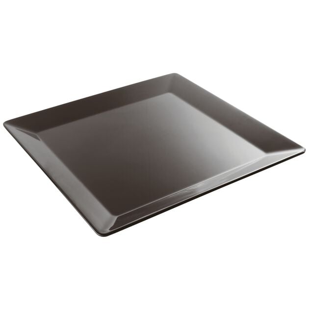 Vassoio Cm 51X51 Easy Black&amp;White Melamina Nero Cod. 44841B51