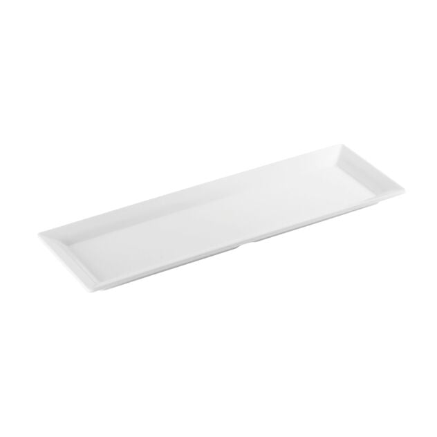 Vassoio Sushi Cm 31X10,5 Easy Black&amp;White Melamina Bianco Cod. 44842-31