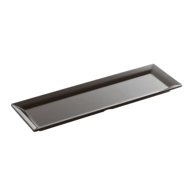 Vassoio Sushi Cm 31X10,5 Easy Black&amp;White Melamina Nero Cod. 44842B31