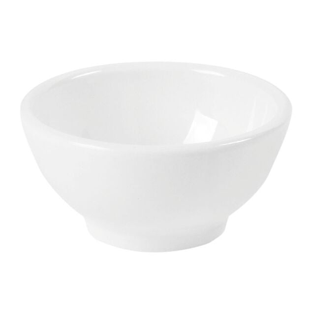 Round Bowl Cm 13 H 6.5 Melamine White Code 44846-13