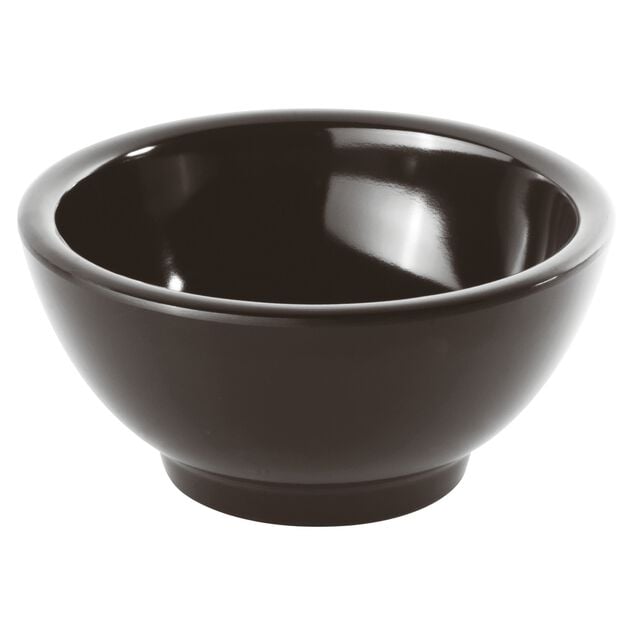 Round Bowl Cm 9 H 4.5 Easy Black&amp;White Melamine Black Code 44846B09
