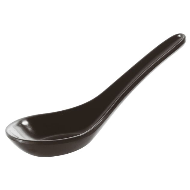 Fingerfood Spoon 13.5x4.5 cm Easy Black&amp;White Melamine Black Code 44850B13