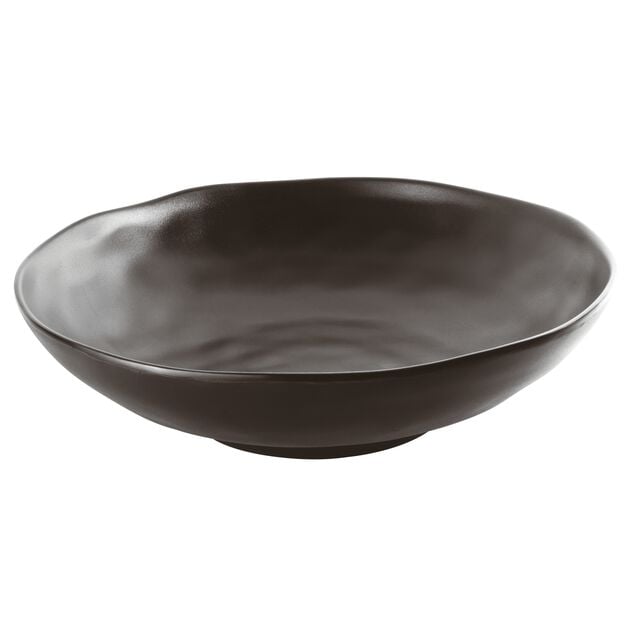 Schale 31 cm H 8,5 Thara Melamin Schwarz Art.-Nr. 44452B31