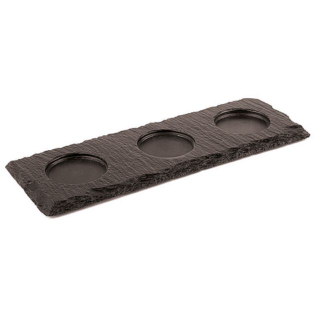Piatto Cm 25X12 Con 3 Impronte Cod. 41585-03