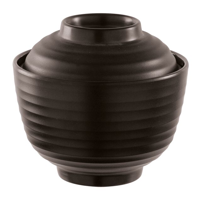 Rice Bowl W/Lid Cm 10 H 6,5 Code 49655-34