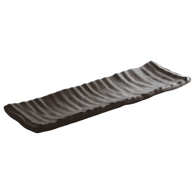 Vassoio Cm 23,5X7,5X2 Thara Melamina Nero Cod. 44464-23