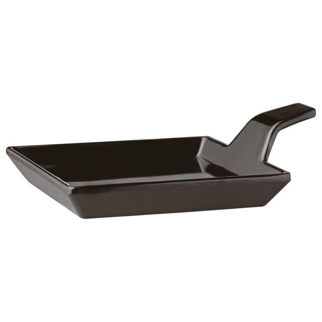 Piattino Cm 9,5X9,5X1,5 Melamina Nero Cod. 44844B01