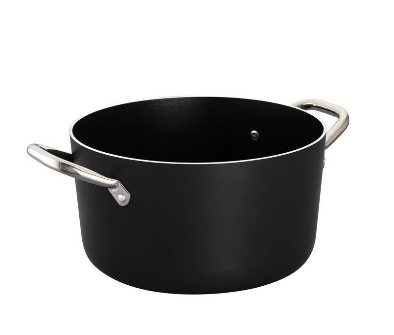 ANTIHAFT-KOCHTOPF HOCH MIT 2 GRIFFEN AUS ALUMINIUM FÜR INDUKTION 16CM
