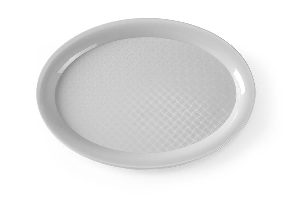 Fast-Food-Tablett aus Polypropylen, oval Best.-Nr. 878552