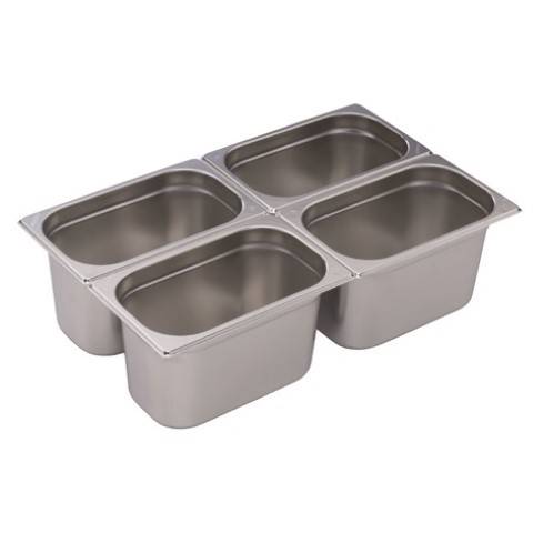 BACINELLA ACCIAIO INOX GN1/4 H20MM
