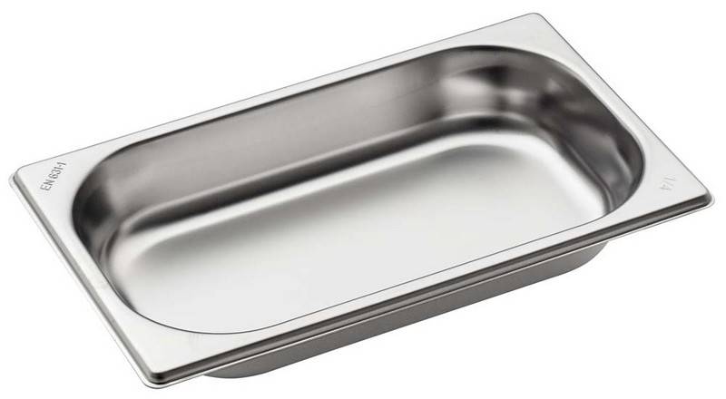 BACINELLA ACCIAIO INOX GN1/4 H40MM