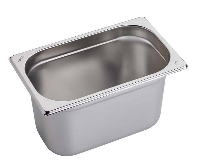 STAINLESS STEEL BASIN GN1/4 H150MM