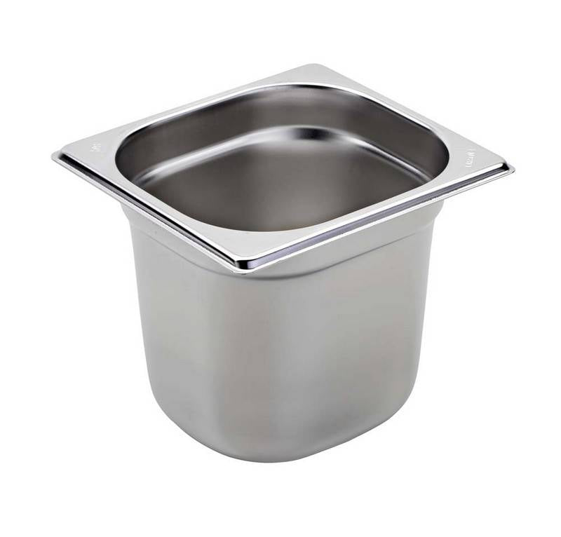 STAINLESS STEEL BASIN GN1/6 H150MM