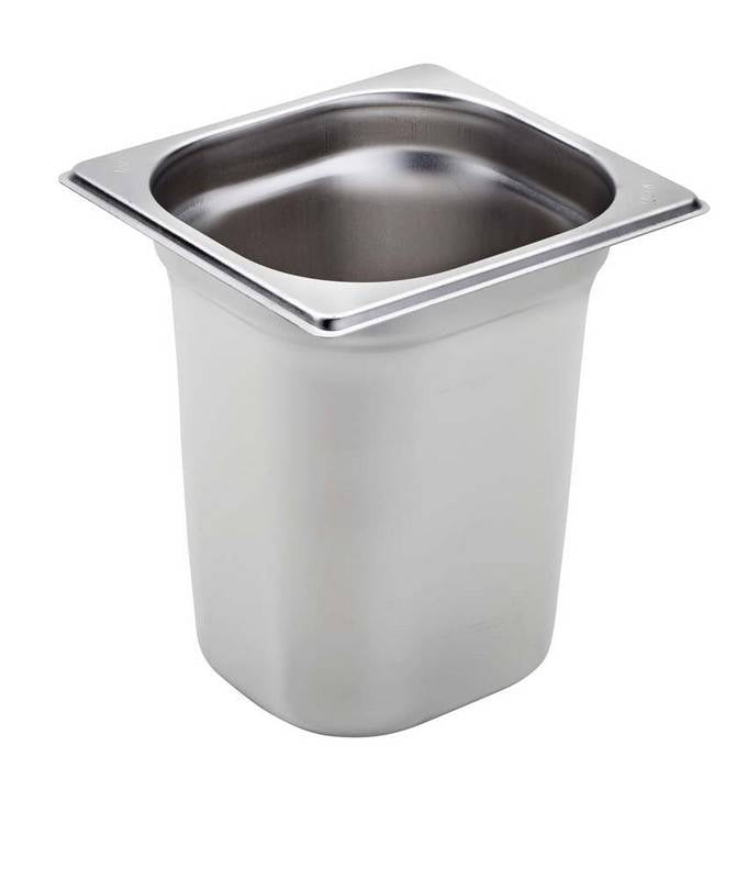 STAINLESS STEEL GN1/6 PAN H200MM